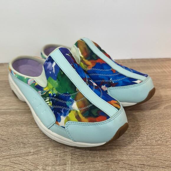 Easy Spirit‎ Travel Time Slip On Shoes Tie Dye Rainbow Colors Comfort 11W Womens - Picture 1 of 7